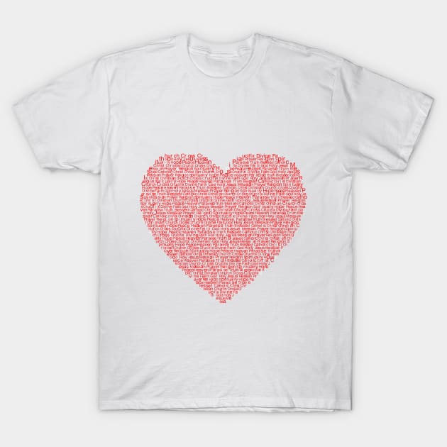 heart T-Shirt by raed nsp